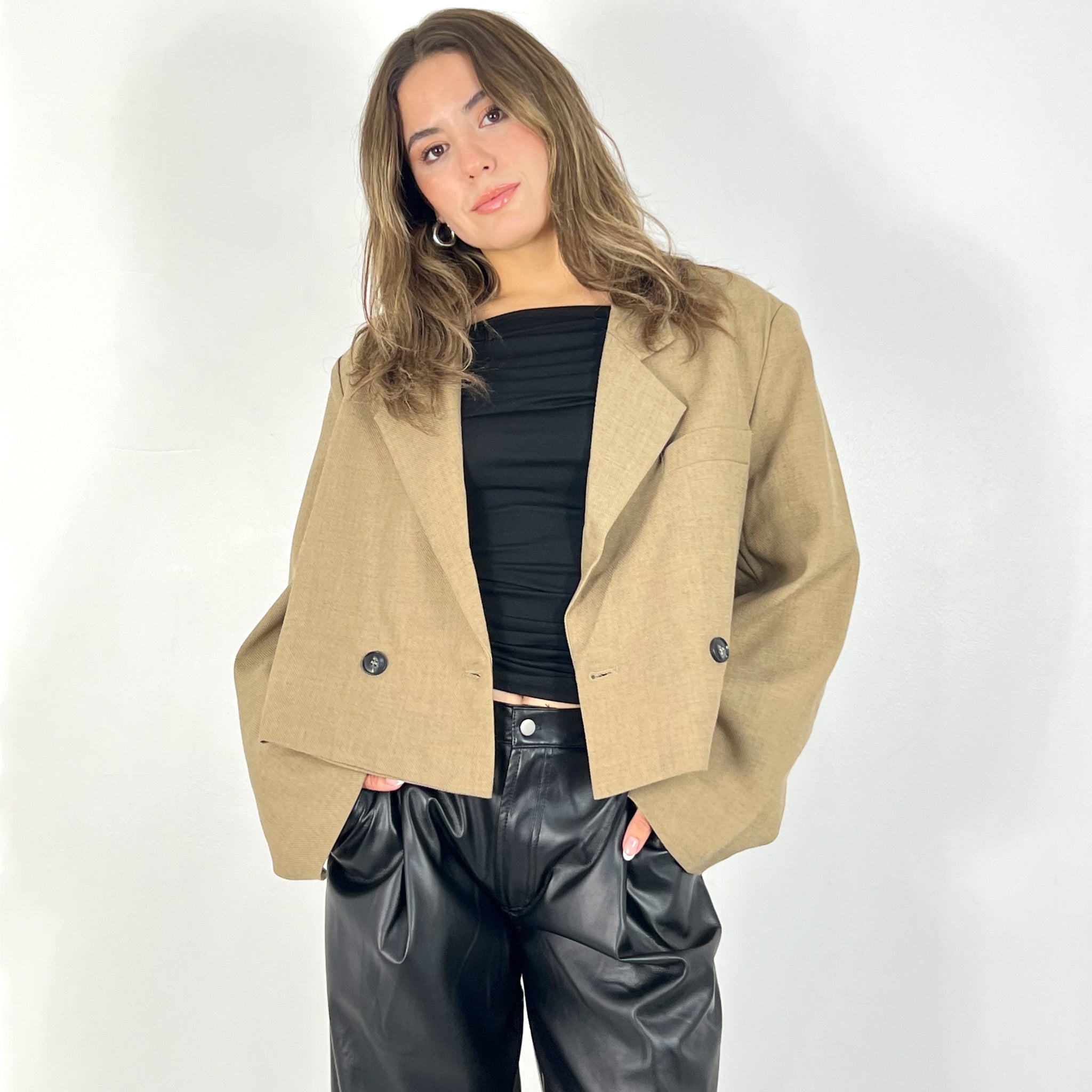 The crop blazer